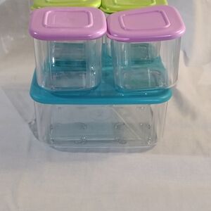 Tupperware Pastel Lid Storage Set